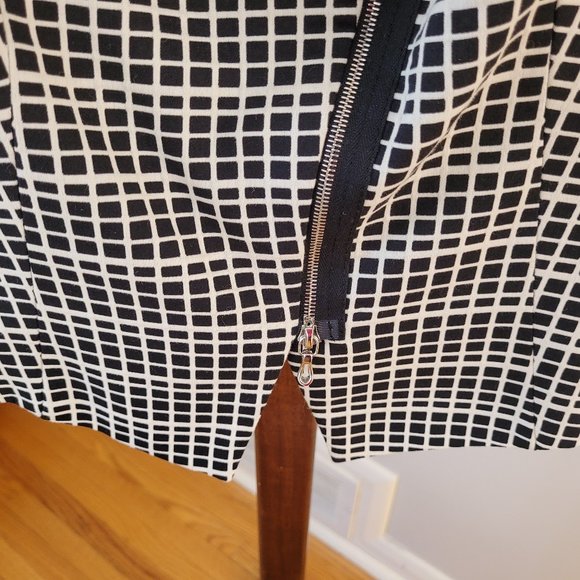 Freda's Black and White Check Print Jacket US 8 - Picture 4 of 10